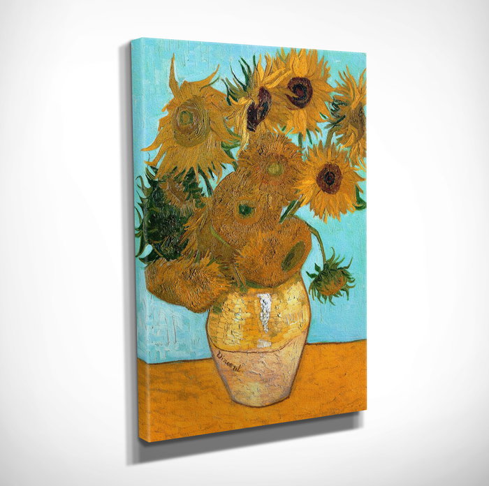 Wallity Lienzo Decorativo Vincent van Gogh con doce girasoles DC250 Wallity Lienzo Decorativo Vincent van Gogh con doce girasoles DC250
